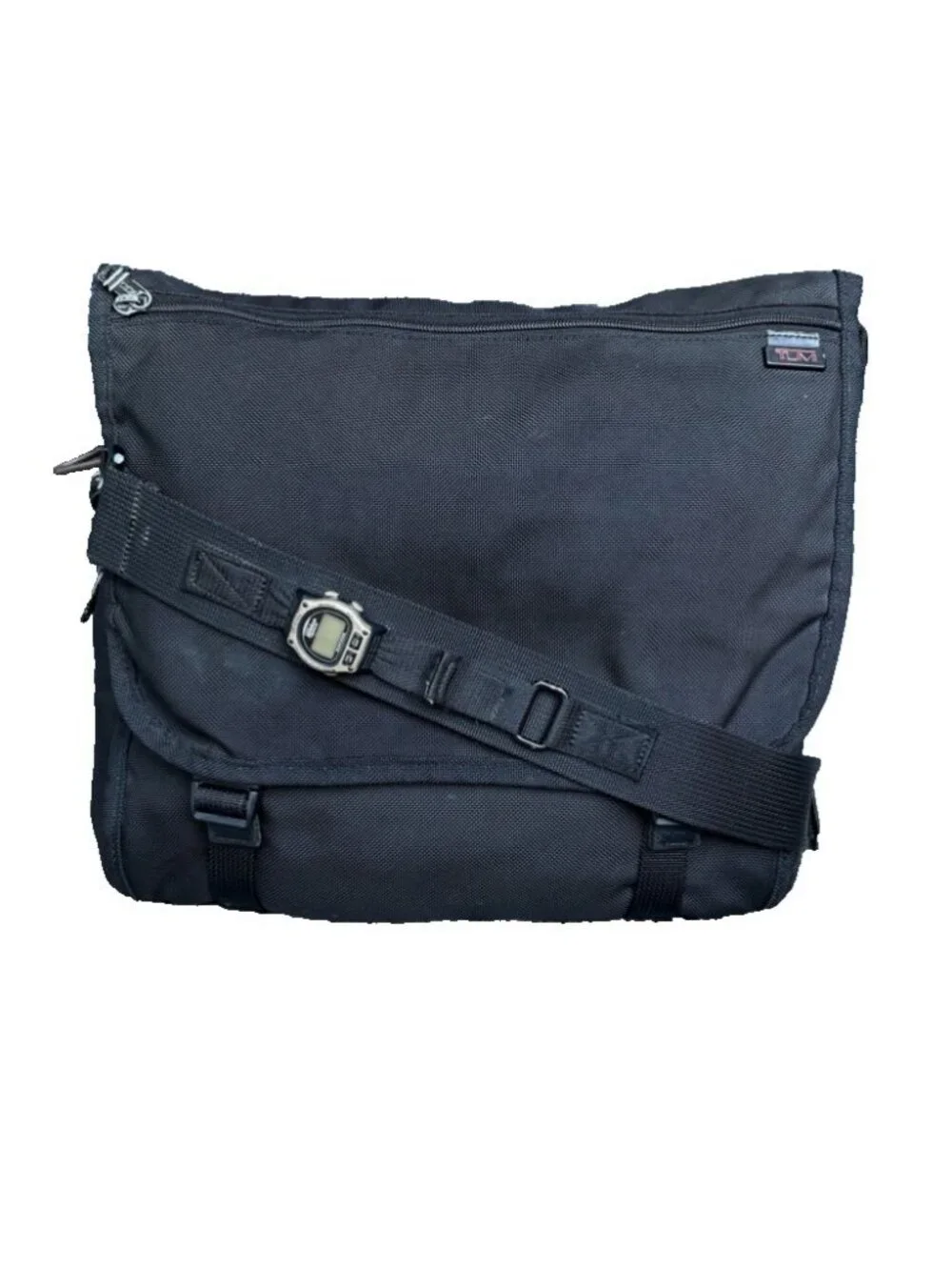 Tumi Crossbody Messenger Bag with Watch